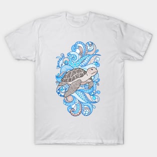 Turtle... just keeps swimming T-Shirt